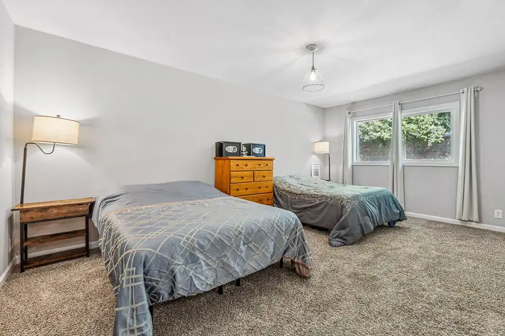 Bedroom in a Wings residential home