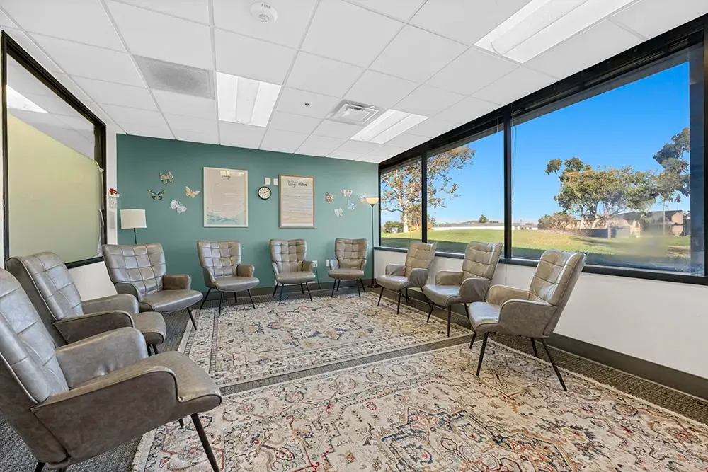 Group room at the women's program
