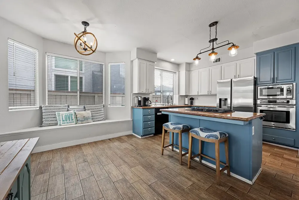 Kitchen in Wings supportive housing