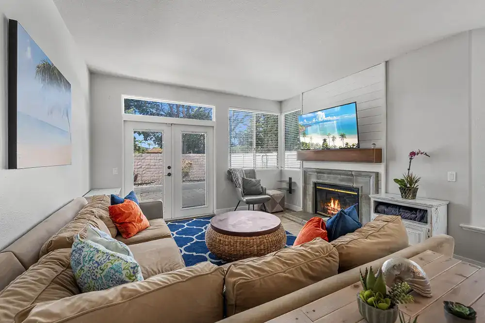 Family room in a Wings residential home