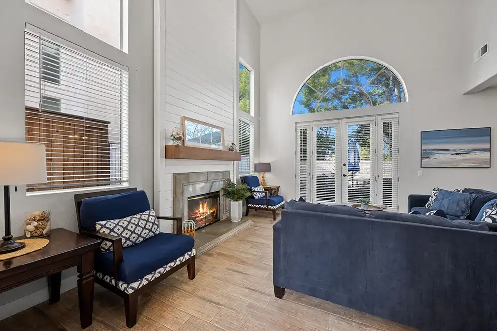Sitting room in a Wings residential home
